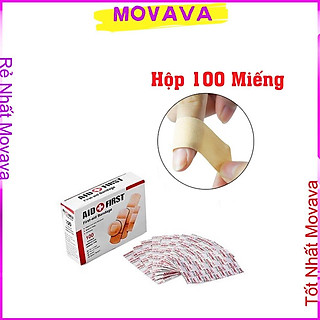 Hộp băng gâu y tế dùng để dán vết thương loại 100 miếng Đủ Size shop Movava - BGYT1