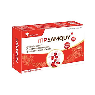 Viên bổ khí huyết, bổ máu, tăng cường sức đề kháng MPsamquy hỗ trợ giảm mệt mỏi