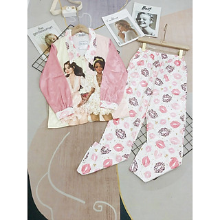 Bộ PIJAMA LỤA LATIN CỰC XINH