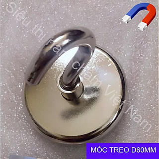 Móc treo nam châm D60mm siêu mạnh