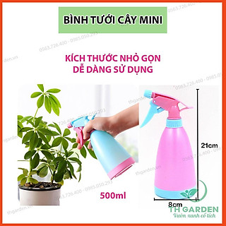 BÌNH TƯỚI CÂY PHUN SƯƠNG TH GARDEN DẠNG XỊT ĐỂ BÀN 400ML - CÓ THỂ PHUN TIA HOẶC PHUN SƯƠNG - BÌNH XỊT PHUN SƯƠNG MINI TH GARDEN