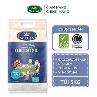 GẠO THƠM VUA GẠO ĐẬM ĐÀ ST24 5KG