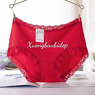 QUẦN LÓT NỮ THÔNG HƠI PHA REN CẠP CAO CHẤT ĐẸP 5885, (ảnh thật phía sau các bạn nhé)