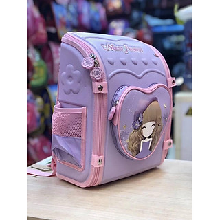 Ba lo chống gù dành cho học sinh tiểu học tặng kèm cặp tóc dễ thương cho bé