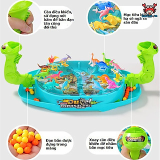 Bộ đồ chơi bàn bắn bi khủng long 2 người vui nhộn đồ chơi tương tác giải trí 2095