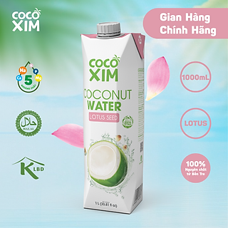 HỘP Nước dừa đóng hộp Cocoxim Sen 1000ml/ Hộp