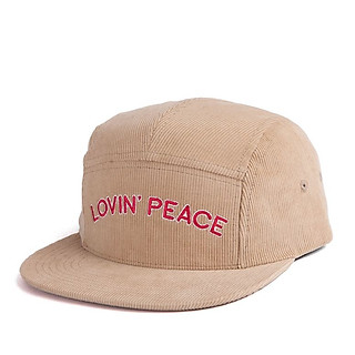 PREMI3R Mũ lưỡi trai snapback Nón LOPE CORDUROY LETTERING CAP phong cách hàn quốc 2034