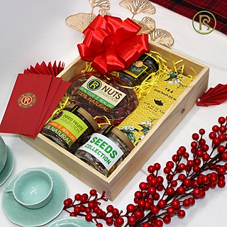 Hộp Quà Gỗ Wooden 5 Món Real Food