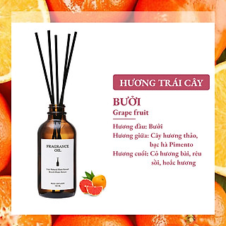 Tinh dầu khuếch tán BYME thơm phòng tự nhiên 120ML khử mùi que gỗ cao cấp tự xông phòng đuổi muỗi tạo mùi hương