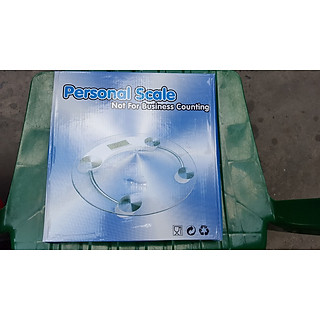 Cân sức khỏe điện tử PERSONAL SCALE, cân tối đa 180kg trong suốt - Hàng chính hãng