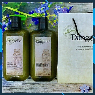 Bộ Dầu Gội và Dầu Xả D'angello Keratin 800ml