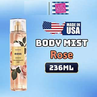 Body Mist Rose 236ml - Bath and Body Work Rose Chính Hãng