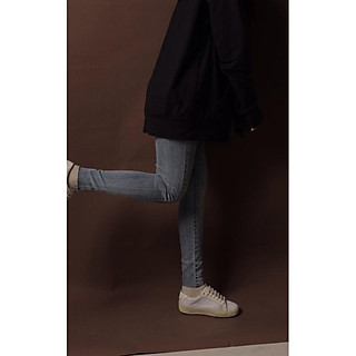 QUẦN JEANS SKINNY XÁM