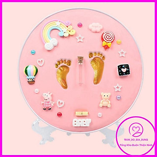 Bộ Thảm ảnh in dấu tay dấu chân kỉ niệm cho con yêu - Bộ khung ảnh in dấu tay dấu chân kỉ niệm