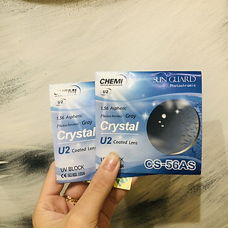 Tròng kính đổi màu cận -viễn-loạn-lão thời trang  CHEMI1.56