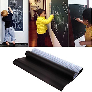 BẢNG Dán Tường Học Tập, Họp Văn Phòng - Decal Bảng Viết Xóa được (Chọn Size Và Màu Trắng/Đen