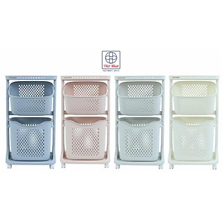 Kệ giỏ đựng đồ đa năng 2 tầng nhựa Việt Nhật