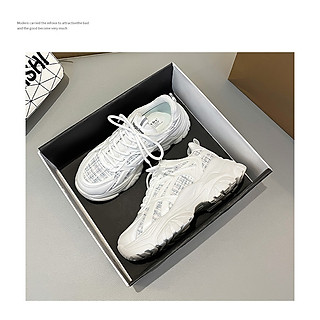 GIÀY TRẮNG 2022 NỮ SNEAKER PHONG CÁCH CỔ ĐIỂN THỂ THAO, DÃ NGOẠI, CHẠY BỘ ĐẾ DÀY 4 CM CỔ THẤP