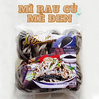 Mì rau củ mè đen là từ rau củ sạch 200G