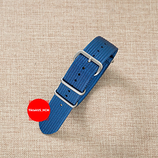 Dây đồng hồ Vải NATO Nylon Style Quân Đội nhiều màu, đủ size 18mm - 20mm - 22mm
