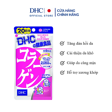 Mua Thực phẩm bảo vệ sức khỏe Viên uống làm đẹp da DHC Collagen Nhật Bản - 20 Ngày tại DHC Official Store