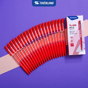 Mua Combo 20 cây Bút Bi Thiên Long TL-023 - Màu sắc Đỏ tại Thiên Long Official Store