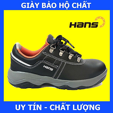 Mua [Hàng Chính Hãng] Giày Bảo Hộ Hans HS-60 Siêu Nhẹ, Da Chất Lượng Cao, Chống Thấm Nước, Chống Đâm Xuyên, Va Đập Mạnh - Đen - 275(43) tại SHOP GIÀY BẢO HỘ