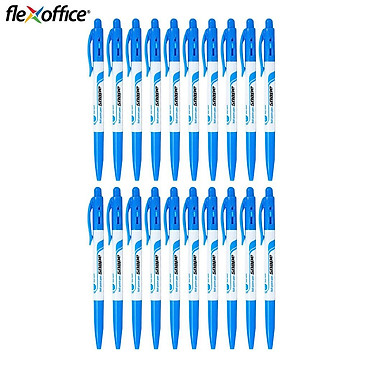 Mua Hộp 20 cây Bút Bi Flexoffice FO-023 - Màu sắc Đen tại Thiên Long Official Store