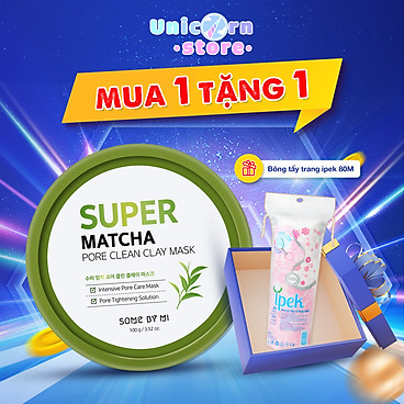 Mặt Nạ Đất Sét Some By Mi Super Matcha Pore Clean Clay...