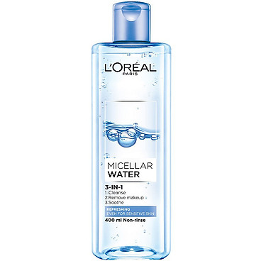 Nước Tẩy Trang Loreal Micellar Water 3-In-1 Refreshing Even For Sensitive Skin