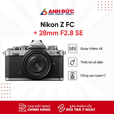 Mua Combo máy ảnh Nikon Z FC + Kit nikkor 28mm F2.8 SE - Hàng chính hãng tại Anh Đức Digital
