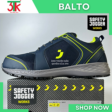 Mua Giày Bảo hộ lao động Safety Jogger Balto S1 Siêu nhẹ Chống dầu, Chống Trơn Trượt, Chống va đập, Chống tĩnh điện sử dụng trong Công Trình Xây Dựng , Phân xưởng sản xuất - 39 - NAVY tại Bảo hộ lao động 3TK