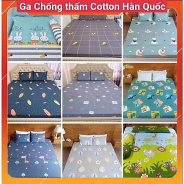 Mua Ga Chống Thấm Cotton NANO Kháng Khuẩn Loại 1, Ga Chống Thấm Cotton NANO Hàng Loại 1 - 1,2m x 1,9m tại HAPPY BRITHDAY