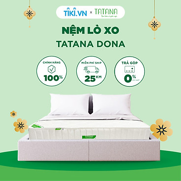 Mua Nệm Lò Xo Tatana Dona Êm Ái , Đàn Hồi Tốt - 100x200x25cm tại NỆM TATANA