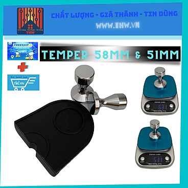 Phụ kiện máy pha cà phê, nén cà phê, temper, inox, thép...