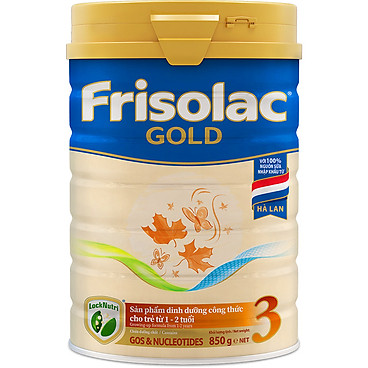 Sữa Bột Frisolac Gold 3 850G (Dành Cho Trẻ Từ 1 -...