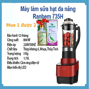 Máy Làm Sữa Hạt Đa Năng Ranbem 769S