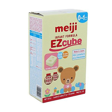 Sữa Meiji 0 (0-1 tuổi) Infant Formula EZcube (16 thanh)