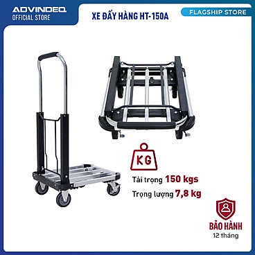 Mua Xe Đẩy Hàng 4 Bánh Siêu Rút Gọn ADVINDEQ HT-150A - Hàng Chính Hãng tại FUJIHOME OFFICIAL STORE