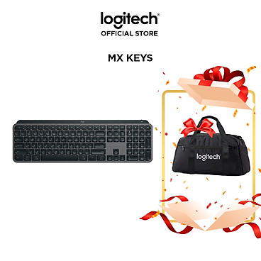 Mua Bàn phím không dây Logitech MX Keys S - Low Profile yên tĩnh, Đèn nền, Bluetooth, Sạc USB-C - Hàng chính hãng - Màu Xám tại Logitech Official Store
