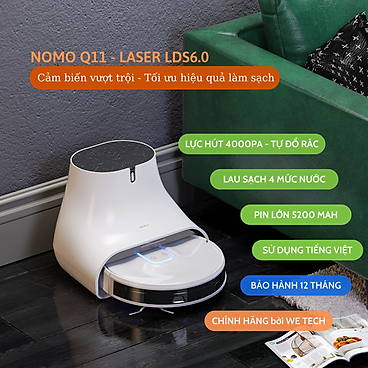 Mua Robot tự đổ rác hút bụi lau nhà Neabot Q11 - Hàng chính hãng tại Thiết bị thông minh WE TECH