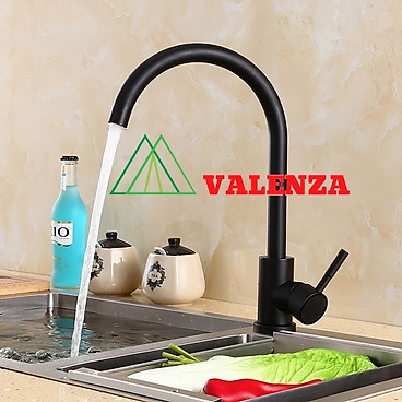 Mua Vòi nước rửa chén nano kháng khuẩn Valenza inox 304 cao cấp vòi rửa chén bát nano kháng khuẩn cao cấp Valenza sus 304 tại Thiết bị vệ sinh Hải Hà