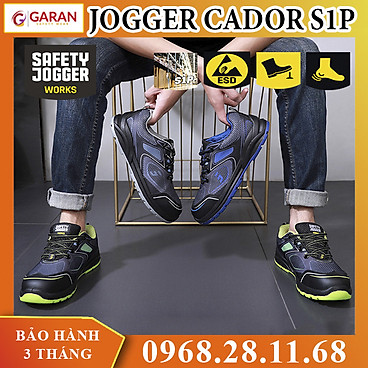 Mua Giày Bảo Hộ Thể Thao Jogger Cador S1P Chống Đinh, Chống Dập Ngón - Xám - 44 tại GA RAN
