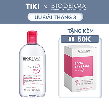 Dung Dịch Làm Sạch Và Tẩy Trang Công Nghệ Micella Bioderma Sensibio H2O - 500Ml