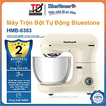 Mua Máy Trộn Bột, Đánh Trứng Đa Năng Bluestone HMB-6383, Công Suất 600W -4.0Lit, Hàng Chính Hãng tại TD Electrical Supermarket