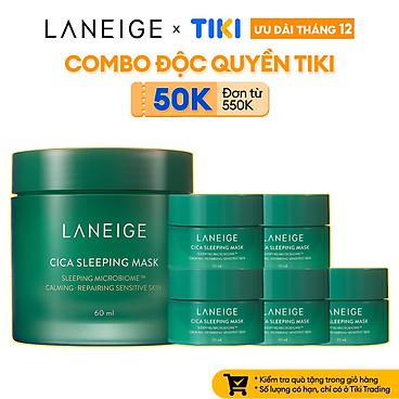 Trang Tổng Hợp Sản Phẩm Sale HOT Online Bộ Mặt Nạ Ngủ Phục Hồi Laneige Cica Sleeping Mask EX 60ml + 50ml