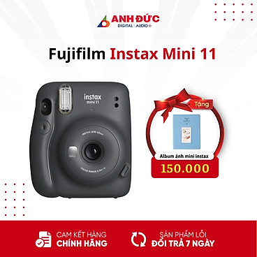 Mua Máy chụp ảnh lấy liền Fuji film Instax Mini 11 - Hàng chính hãng - Đen - Charcoal Gray tại Anh Đức Digital