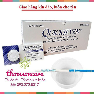 Que Thử Thai Quickseven - Tiện Dụng - Luôn Che Tên