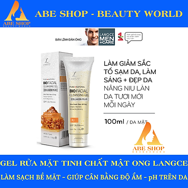 Gel Rửa Mặt Collagen+ Đẹp Da 100Ml - Sữa Ong Chúa -...