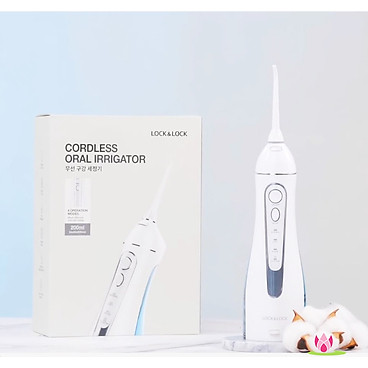 Máy Tăm Nước Không Dây Lock&Lock Cordless Oral Irrigator ENR156BLU - Màu Xanh Da Trời